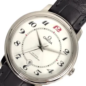 Omega Devil Prestige 50th Anniversary Model 424.53.40.20.04.002 K18 White Gold Watch Men's Used