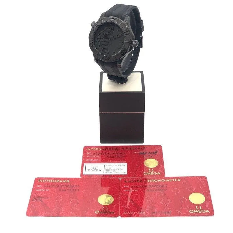 Omega Seamaster Diver 300M Co-Axial Master Chronometer 210.92.44.20.01.003 Watch Men's Used