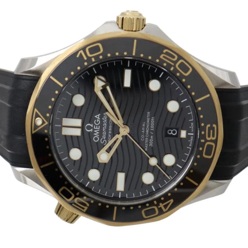 Omega Seamaster Diver 300M Co-Axial Master Chronometer 42MM 210.22.42.20.01.001 Black Watch Men's Used