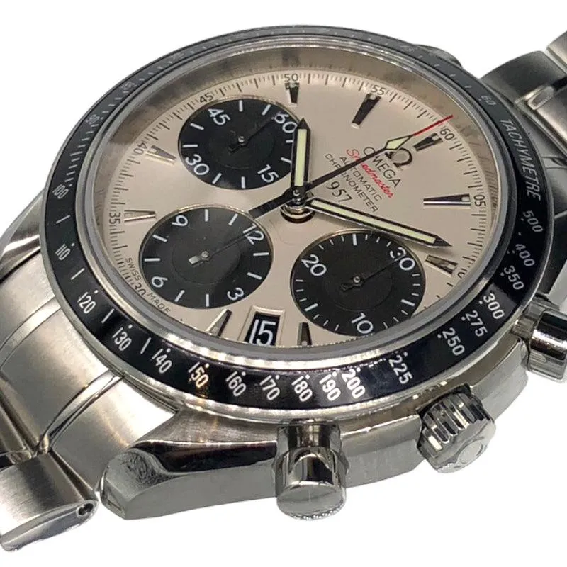 Omega Speedmaster Date 323.30.40.40.02.001 White Watch Men's Used