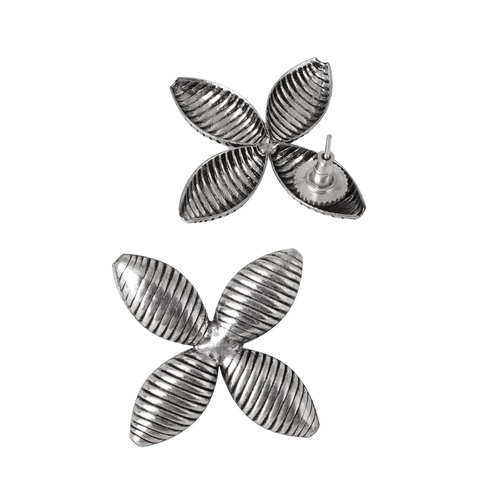 Teejh Paravi Silver Oxidised Jewelry Gift  Set